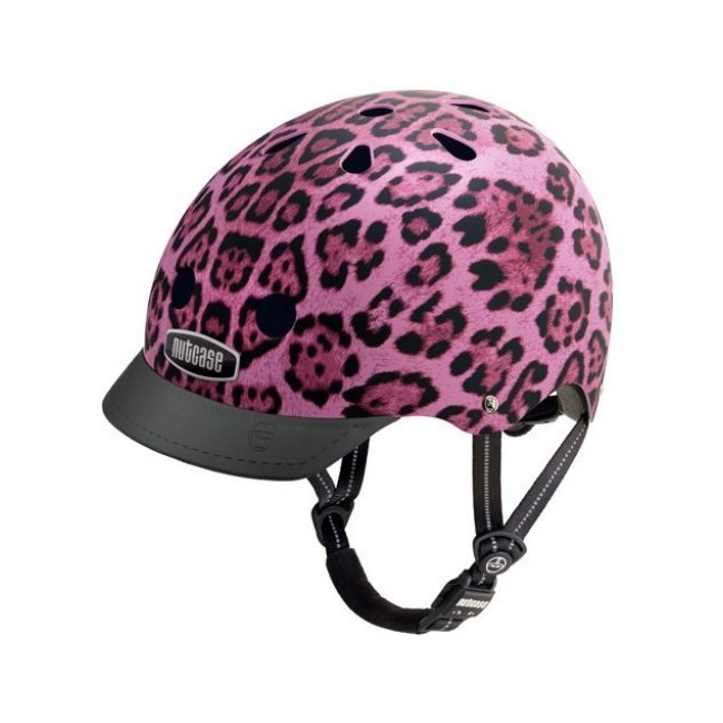 Nutcase Street Helmet Pink Cheetah