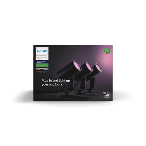 Philips hue outdoor white & colour clearance spot light base kit