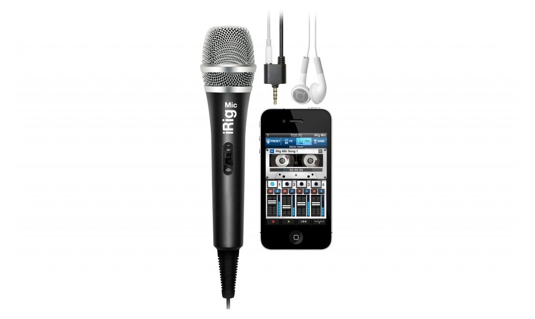 IK Multimedia - iRig Mic - Kondesator Mikrofon Til iOS Enheder