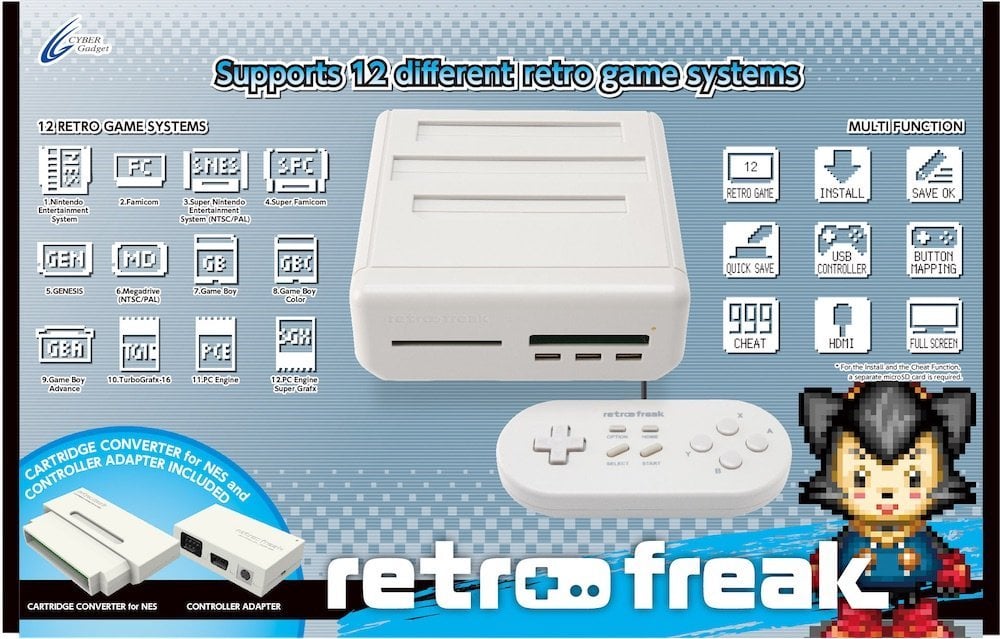 retro freak console