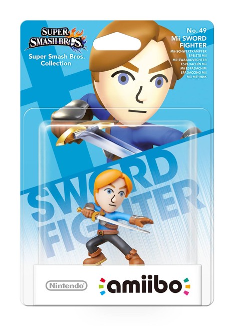 Nintendo Amiibo Figuur Mii Sword Fighter