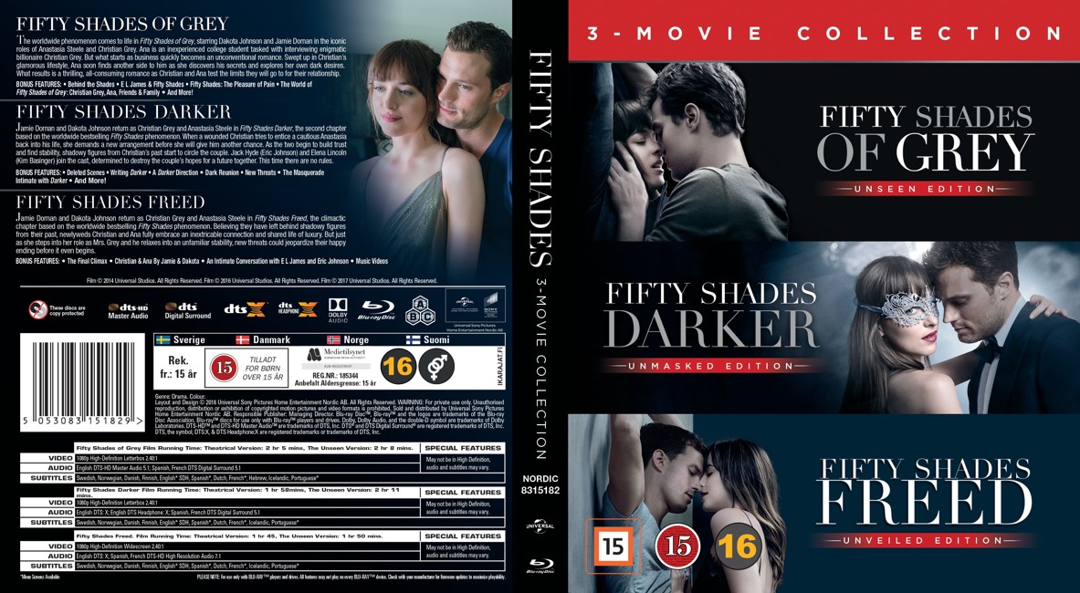 Fifty Shades Trilogy Box Set (Blu-Ray)