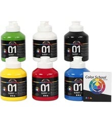 A-Color - Akrylmaling - Blank - (6 x 500 ml)
