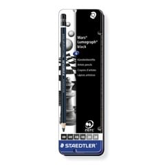 Staedtler - Mars lumograph black artist, 6 pcs