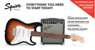 Squier By Fender - SS Stratocaster - Elektrisk Guitar Start Pakke (Brown Sunburst) thumbnail-1