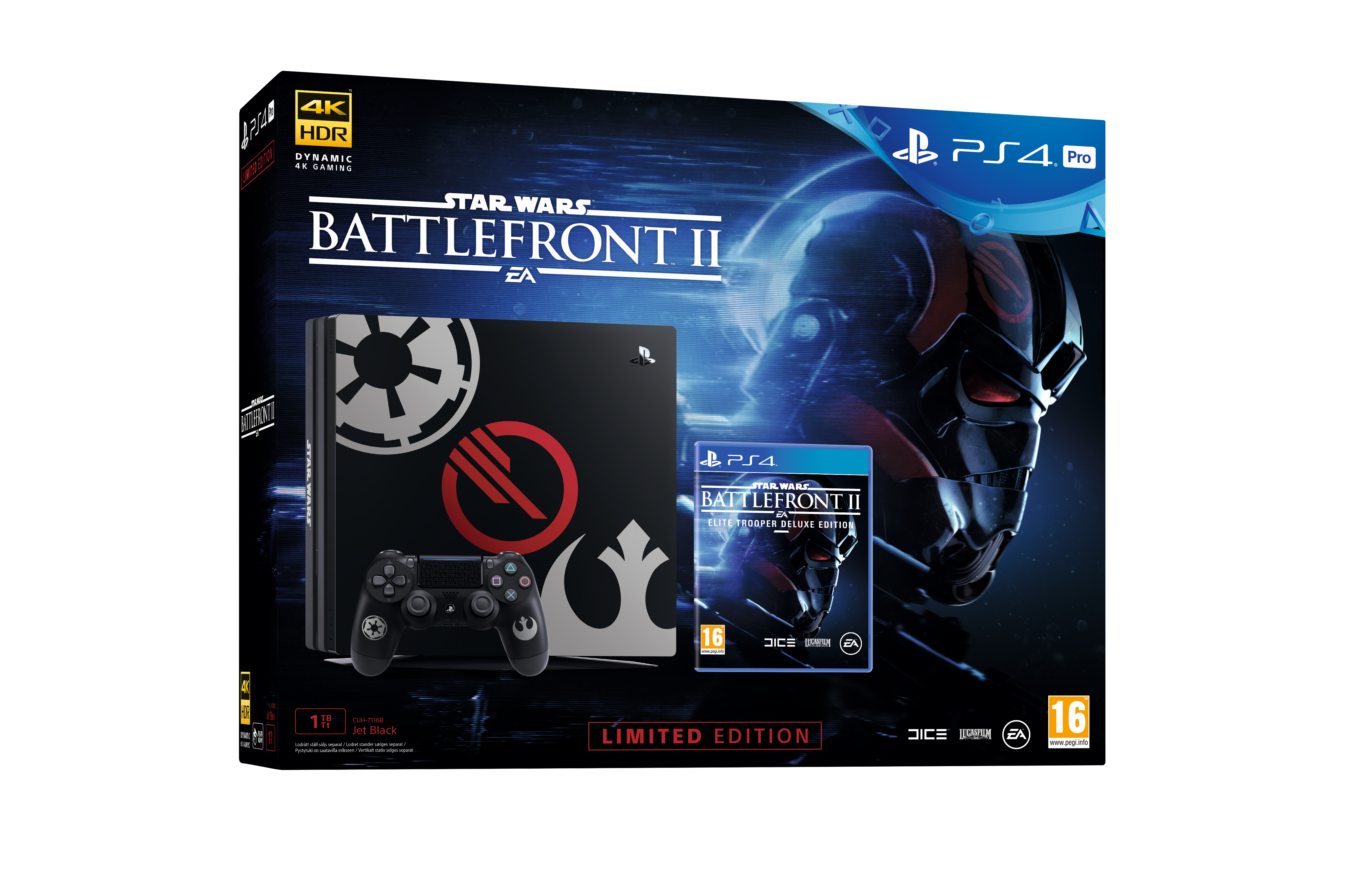 kind Clip sommerfugl Bygge videre på Køb Playstation 4 Pro Star Wars Battlefront 2 Special Edition (Nordic)