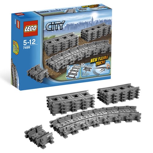 Koop Lego City Trains 7499 - Flexible Tracks