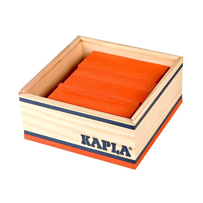Kapla - Orange klodser - 40 stk