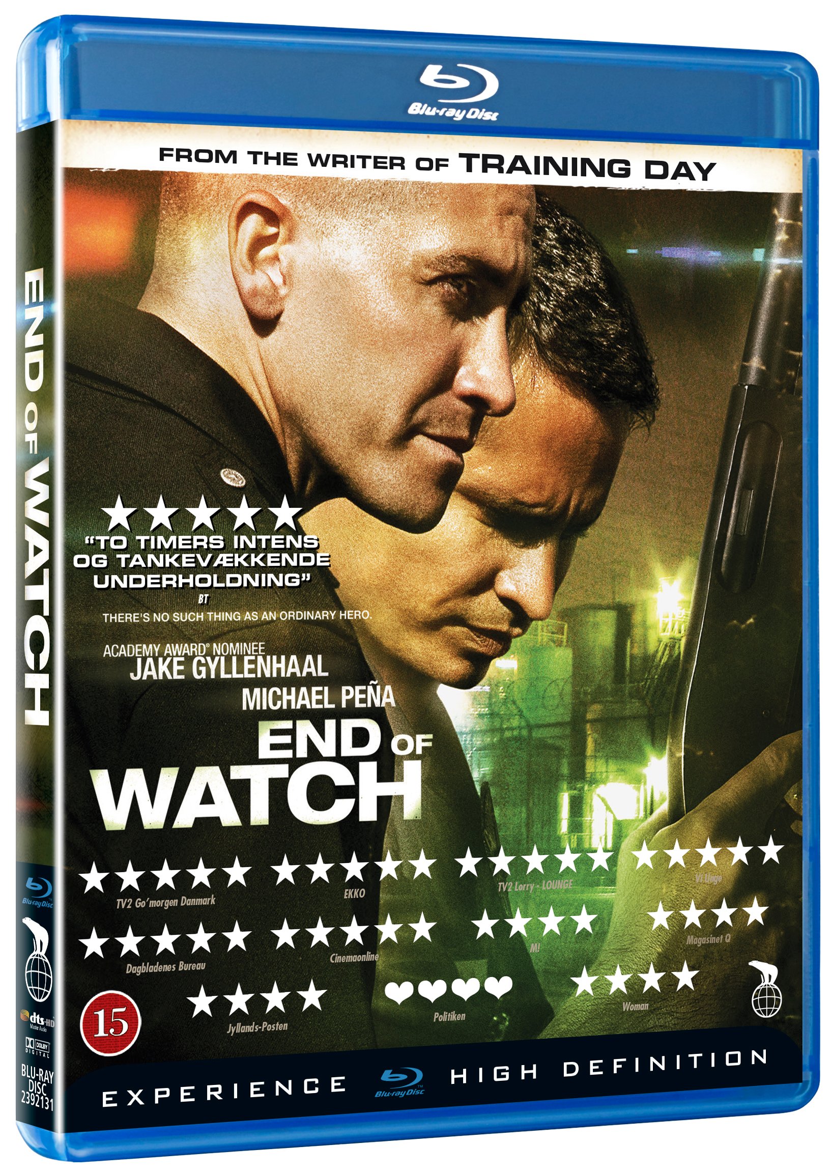 End Of Watch Bluray- - Filmer og TV-serier