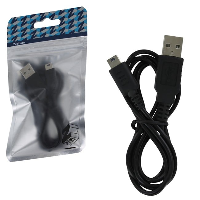 ZedLabz 1.2M USB charging cable for Nintendo DS Lite DSL NDSL charger cord lead