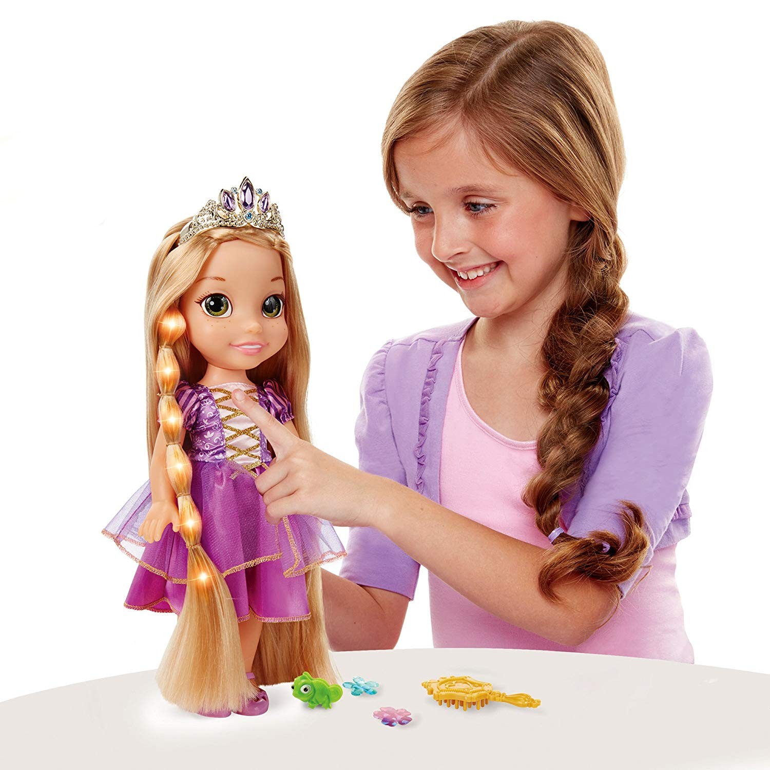 Koop Disney Princess Hair Glow N Style Rapunzel