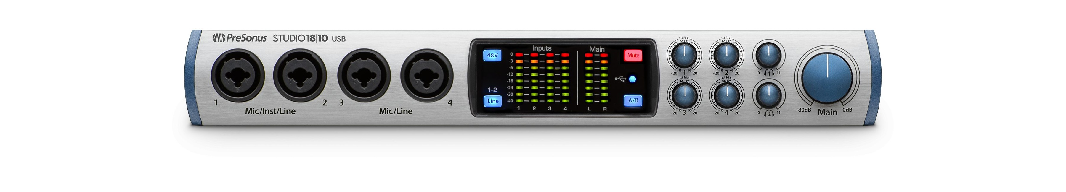 Presonus - Studio 18 - 10 - USB Audio Lydkort