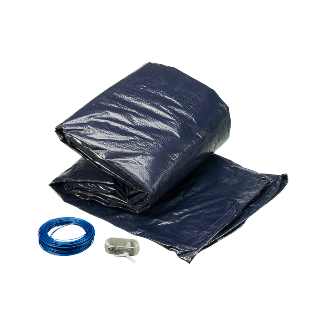 Swim & Fun - Poolcover OVAL Winter 5.00x3.00m With Safety Wire and Winch (2112)
