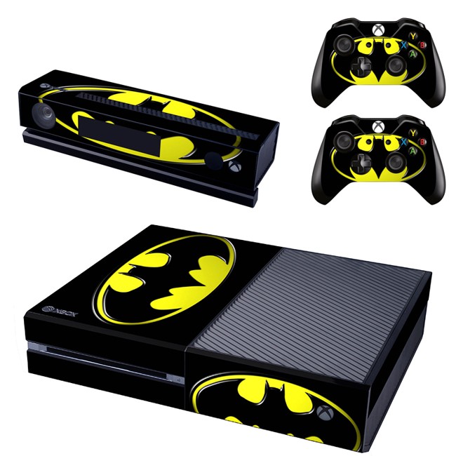 [REYTID] Batman Xbox One Console Skin / Sticker + 2 x Controller Decals & Kinect Wrap - Full Set - Microsoft XB1