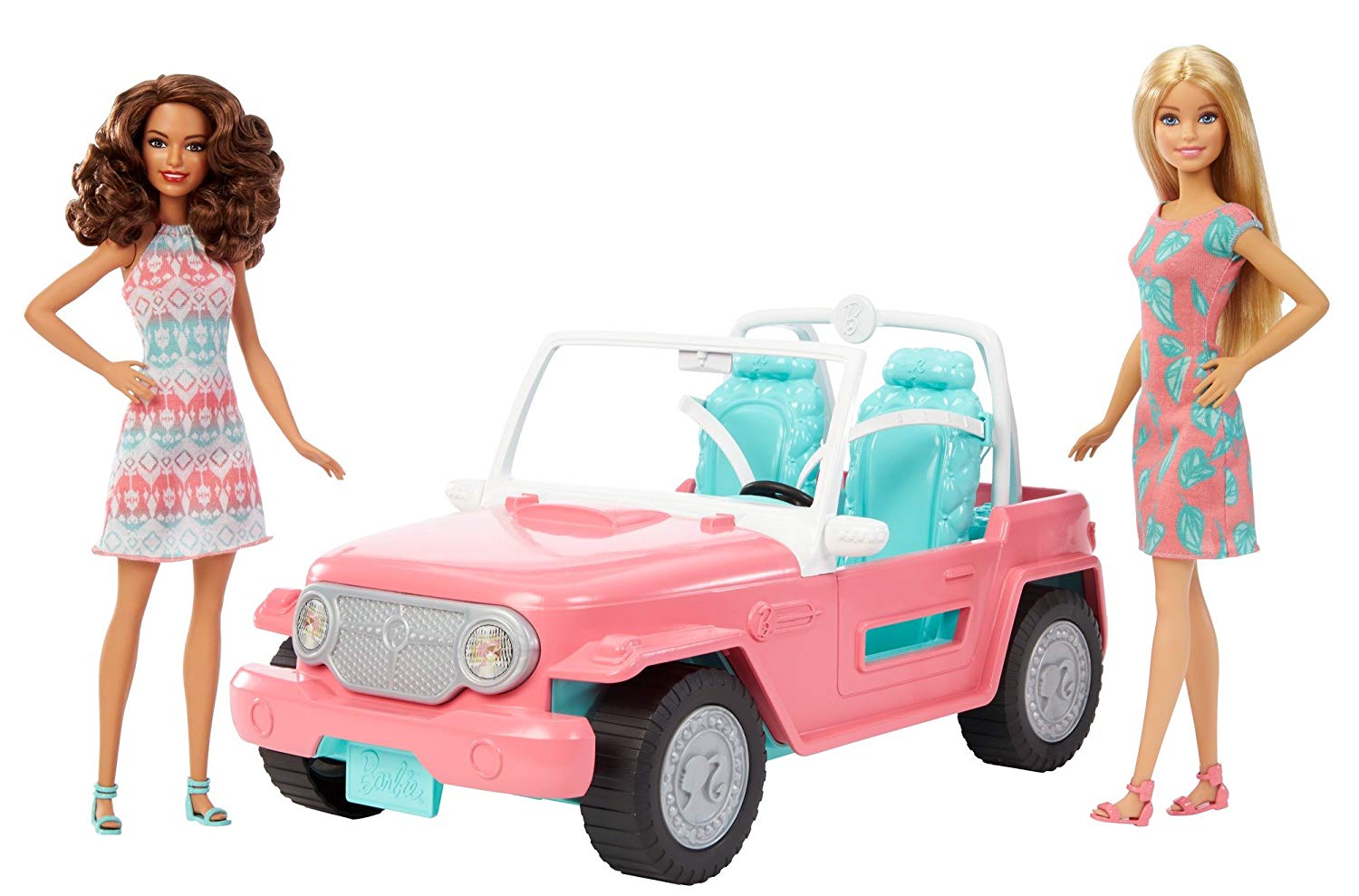 barbie with a car