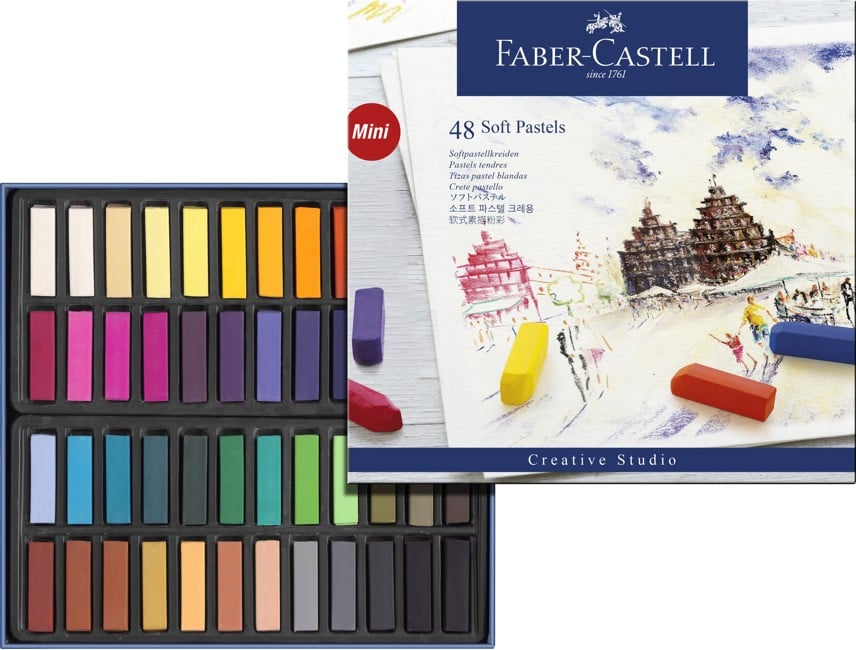 Faber-Castell - Bløde pastelkridt, 48 stk (128248)