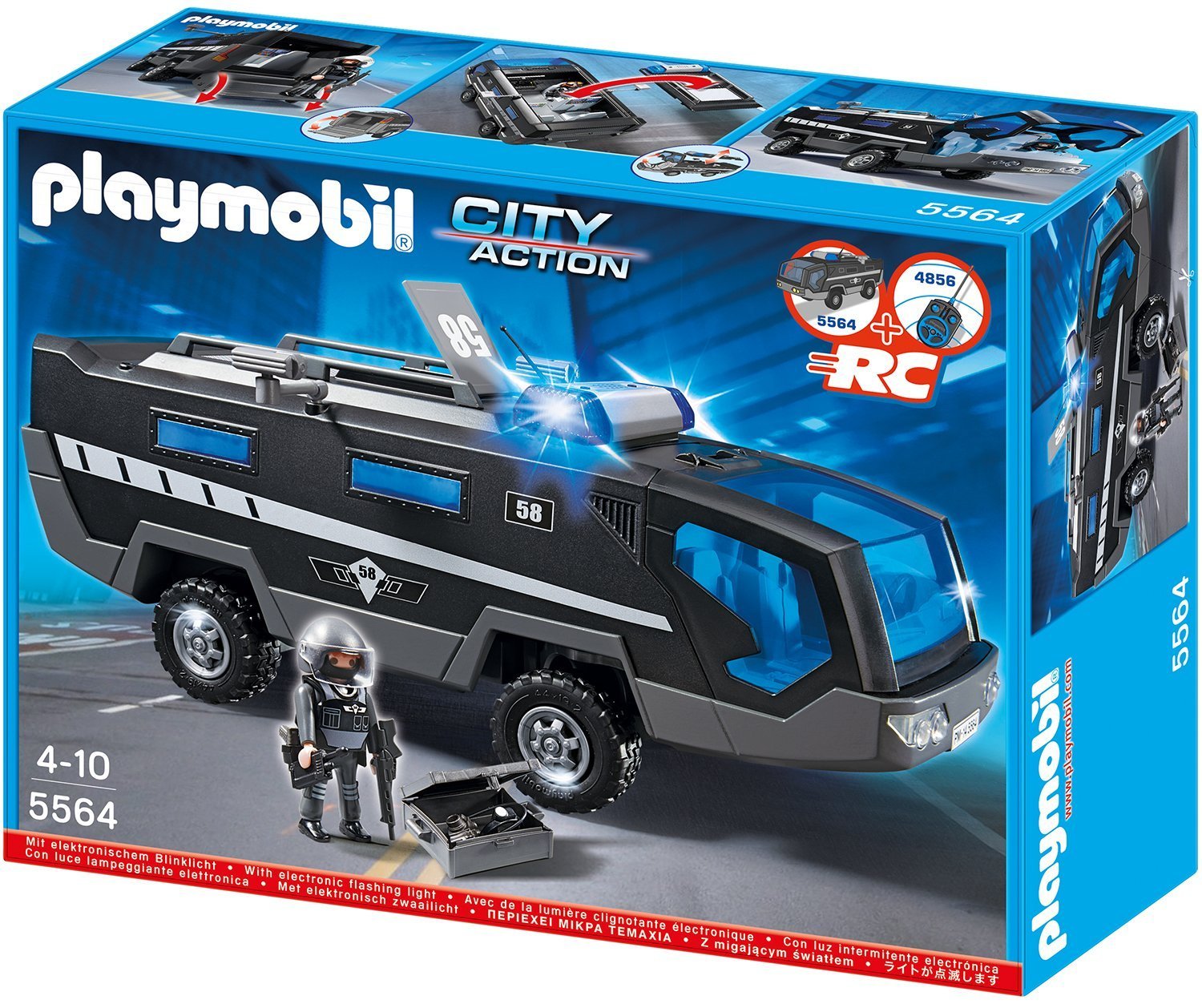Hør efter Fantasi Diskret Køb Playmobil - SWAT Command Køretøj (5564)