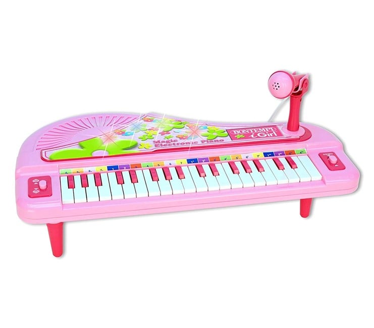 Bontempi - Small piano w / microphone and light effects (102071)