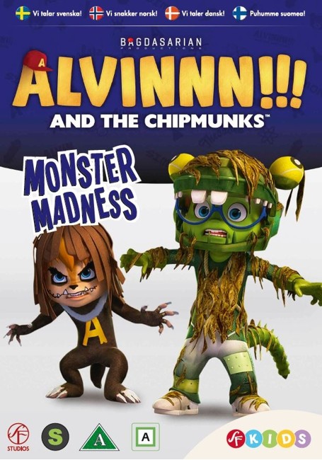 Alvin og de frække jordegern - Sæson 2 Vol. 4 - Monster-vanvid - DVD