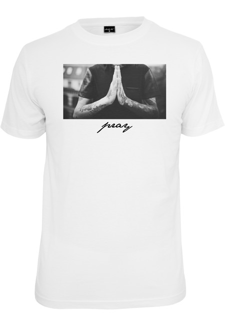 Mister Tee 'Pray' T-shirt - White