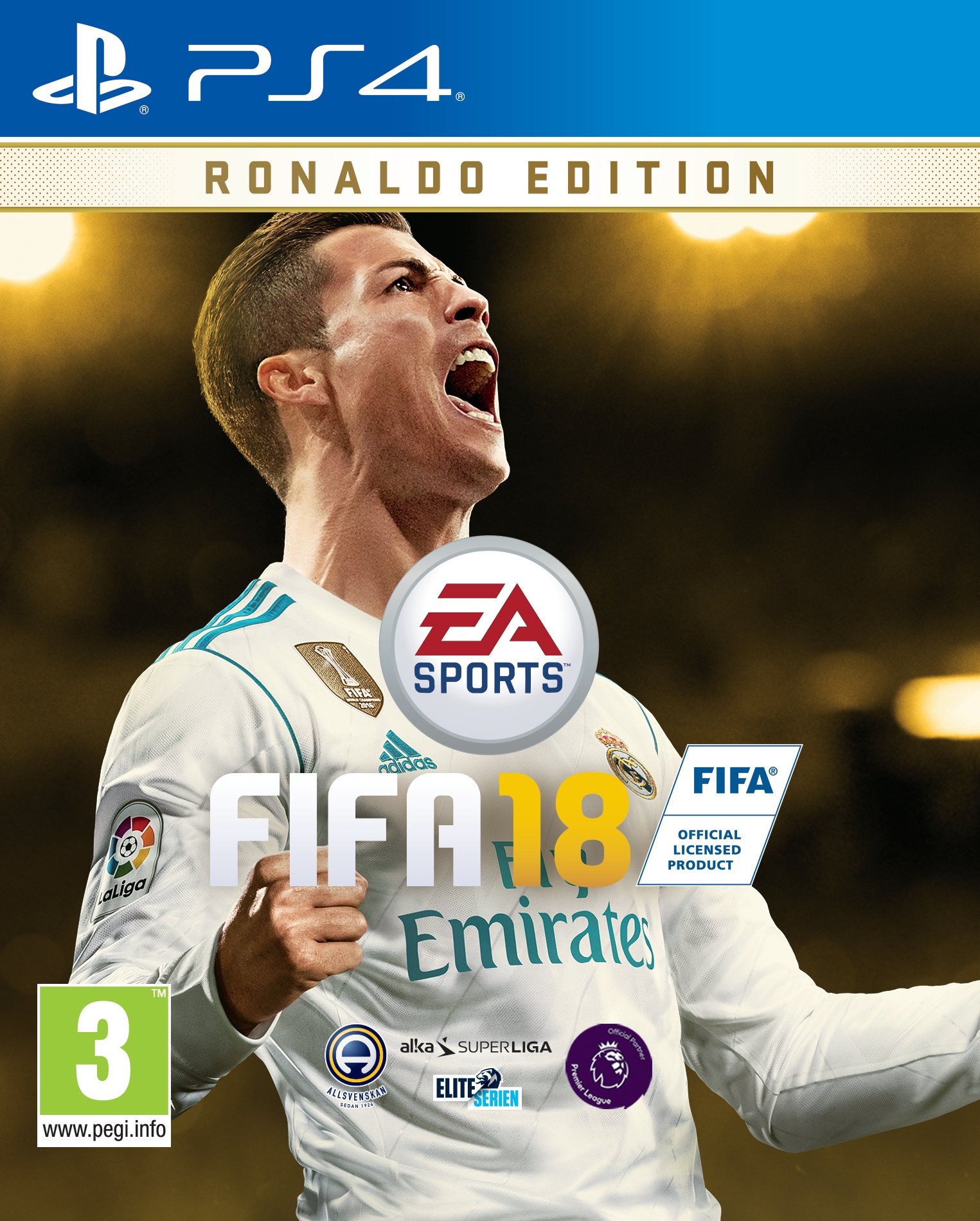 Køb FIFA 18 Ronaldo Edition - PlayStation 4 Nordisk Limited Edition