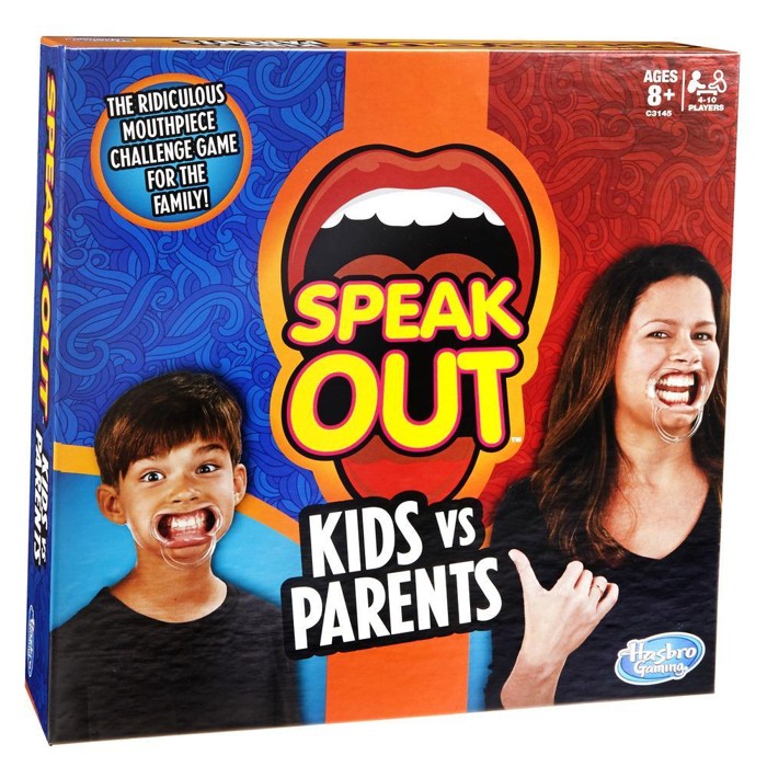 Hasbro Gaming - Speak Out - Kids vs. Parents DK/NO