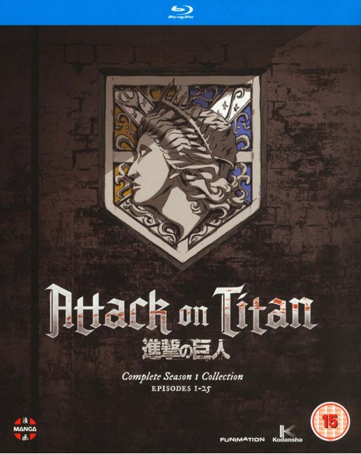 Attack on Titan: Complete Sæson 1 Collection (Blu-ray)