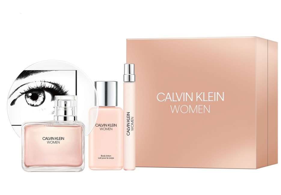 Calvin Klein - Women EDP 100 ml + Body Lotion 100 ml + EDP 10 ml - Gavesæt