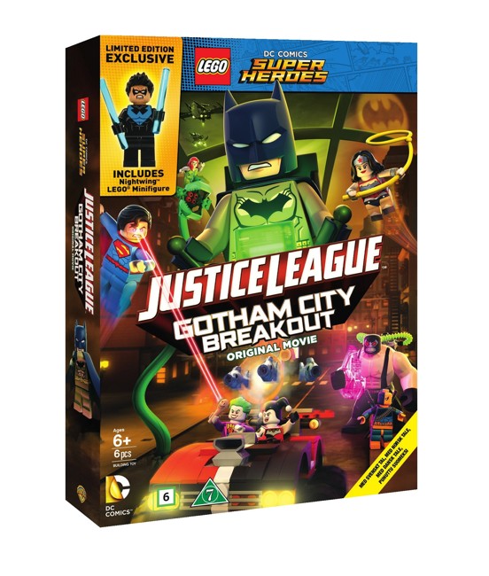 LEGO Justice League: Gotham Breakout med figur - DVD