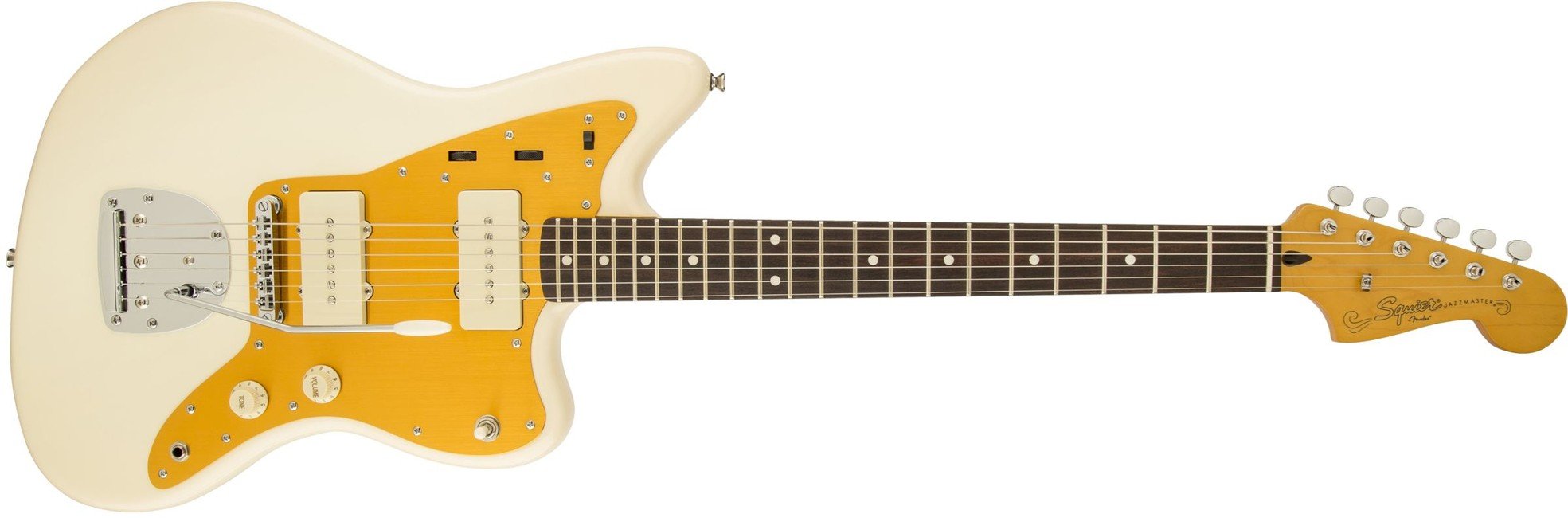 Squier By Fender - J Mascis Signature Jazzmaster - Elektrisk Guitar (Vintage White)
