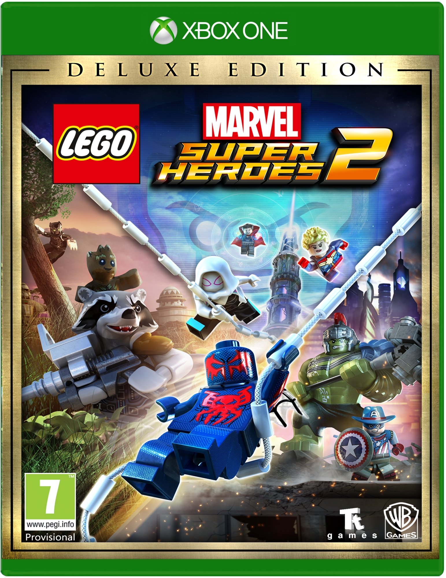 Køb LEGO Marvel Super Heroes 2 - Deluxe Edition - Xbox One - Engelsk - Deluxe Edition - fragt