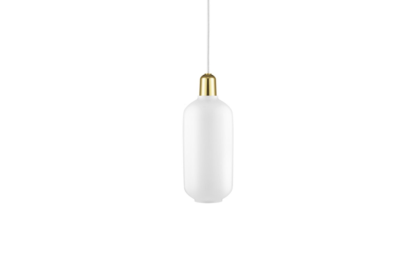 Normann Copenhagen - Amp Lamp Large - White/Brass (502167)