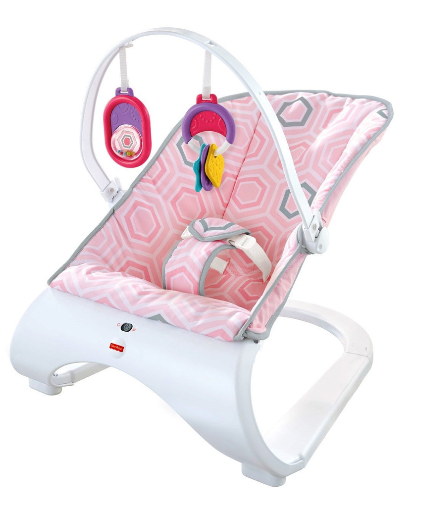fisher price monkey bouncer seat pink