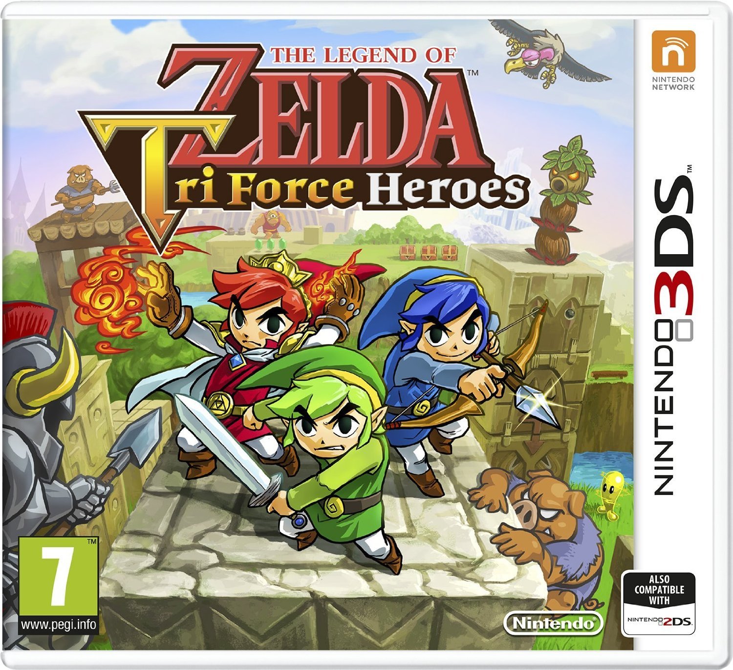 download the legend of zelda tri force heroes 2015 for free