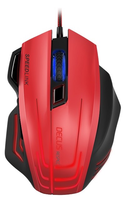 Decus Respec Gaming Mouse (Black/Red)
