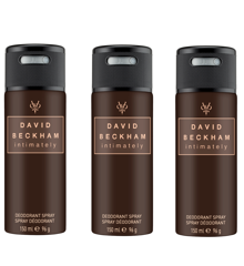 David Beckham - 3x Intimately Deodorant Spray 150 ml
