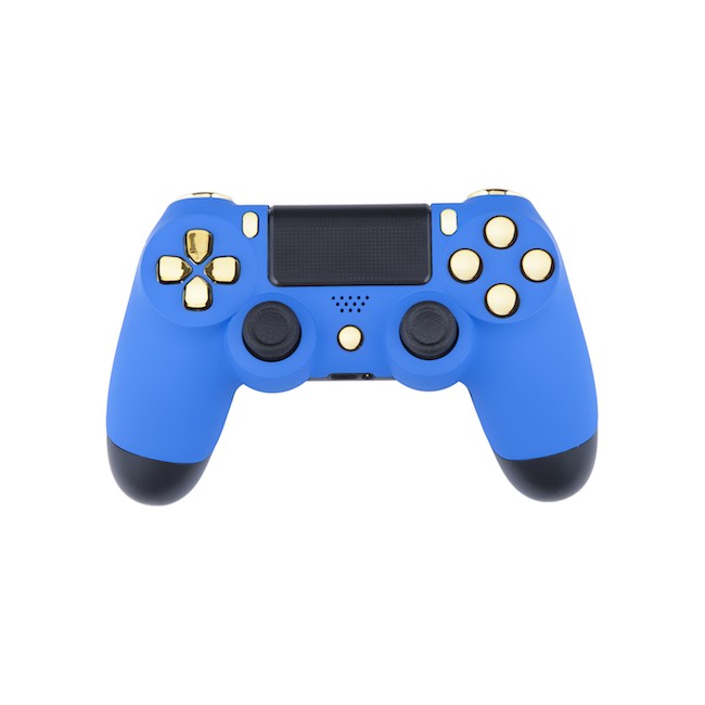 Playstation 4 Controller - Blue Velvet & Gold