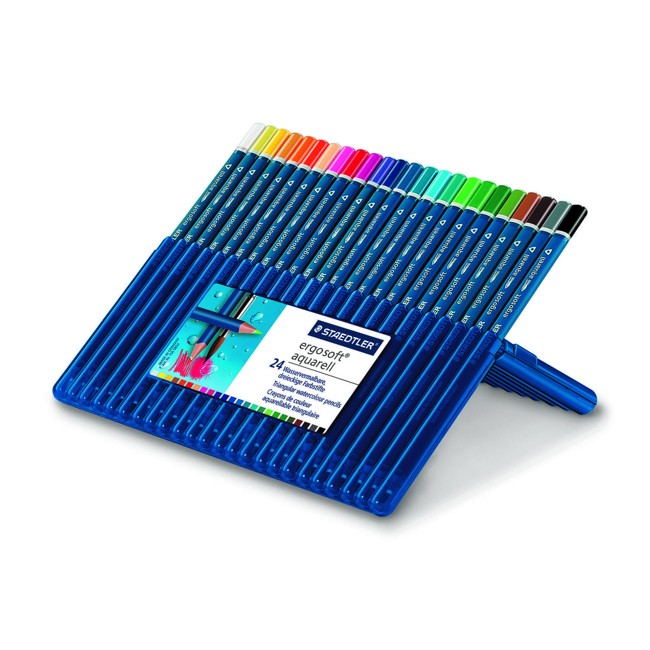 Staedtler - Colored pencil ergosoft aquarelle 24pc FSC 100% (156 SB24)