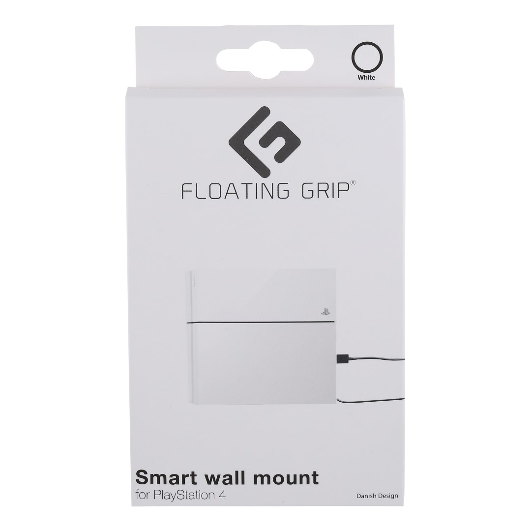 Floating Grip Playstation 4 Wall Mount (White)