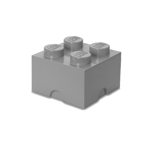 Room Copenhagen - LEGO Storeage Brick 4 - Stone Grey (40031740)