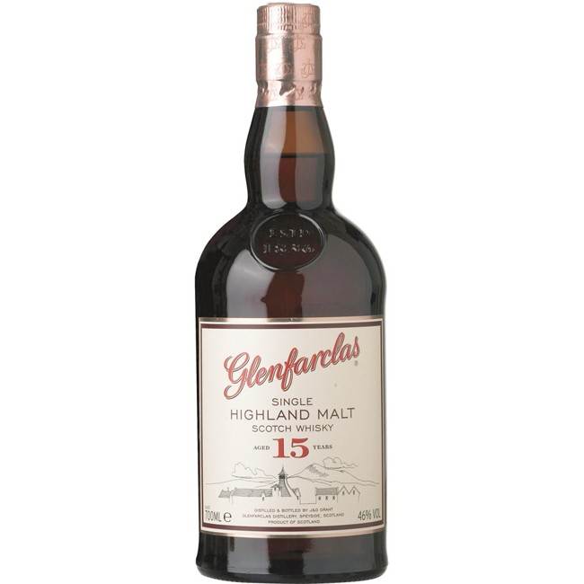 Glenfarclas 15 YO - Speyside Single Malt Whisky - 70 cl