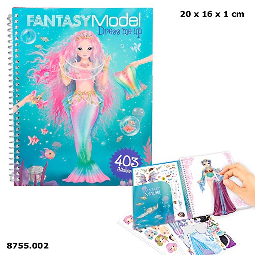 Buy Top Model Fantasy Dress Me Up Sticker Book