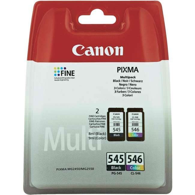 Original Canon PG-545 and CL-546 Ink Cartridge Multipack (8287B005)
