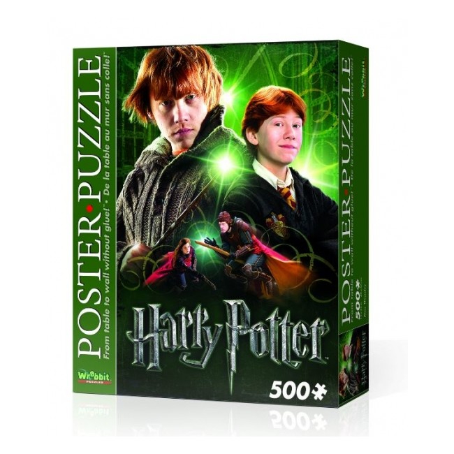 Wrebbit - Harry Potter - Poster Puslespil, 500 stk - Ron Weasley
