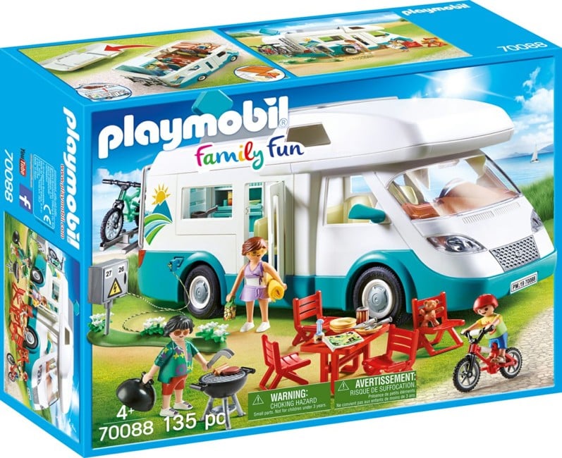Playmobil - Mobilhome met familie (70088)