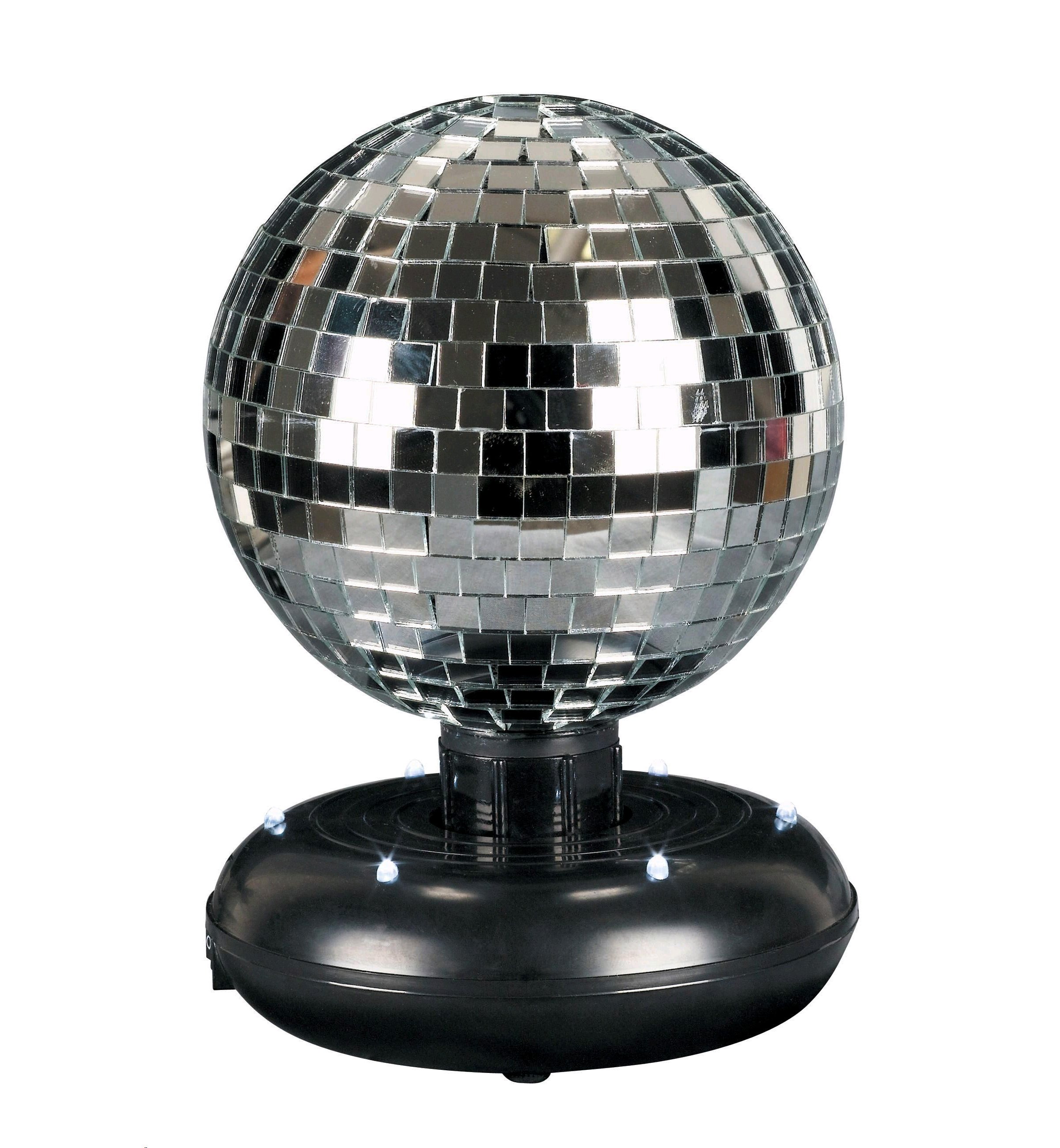 Music - LED Mirror Disco Ball, 16 cm (501003) - Leker