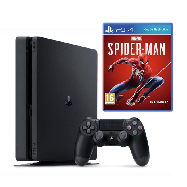 Playstation 4 Slim Console - 500GB (Spider-Man Bundle) (UK)