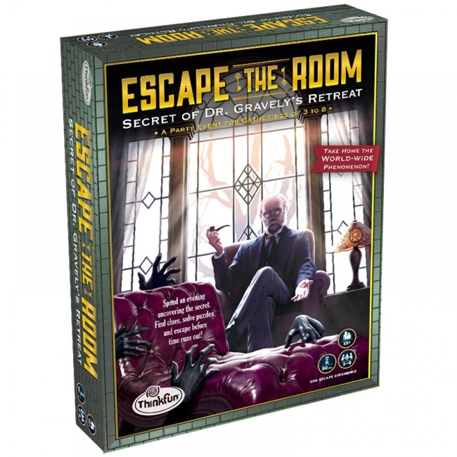 Escape the Room: Secret of Dr Gravelys Retreat Party Game