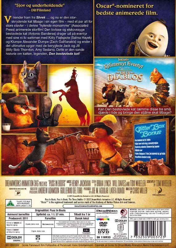 Puss In Boots DVD Puss In Boots DVD