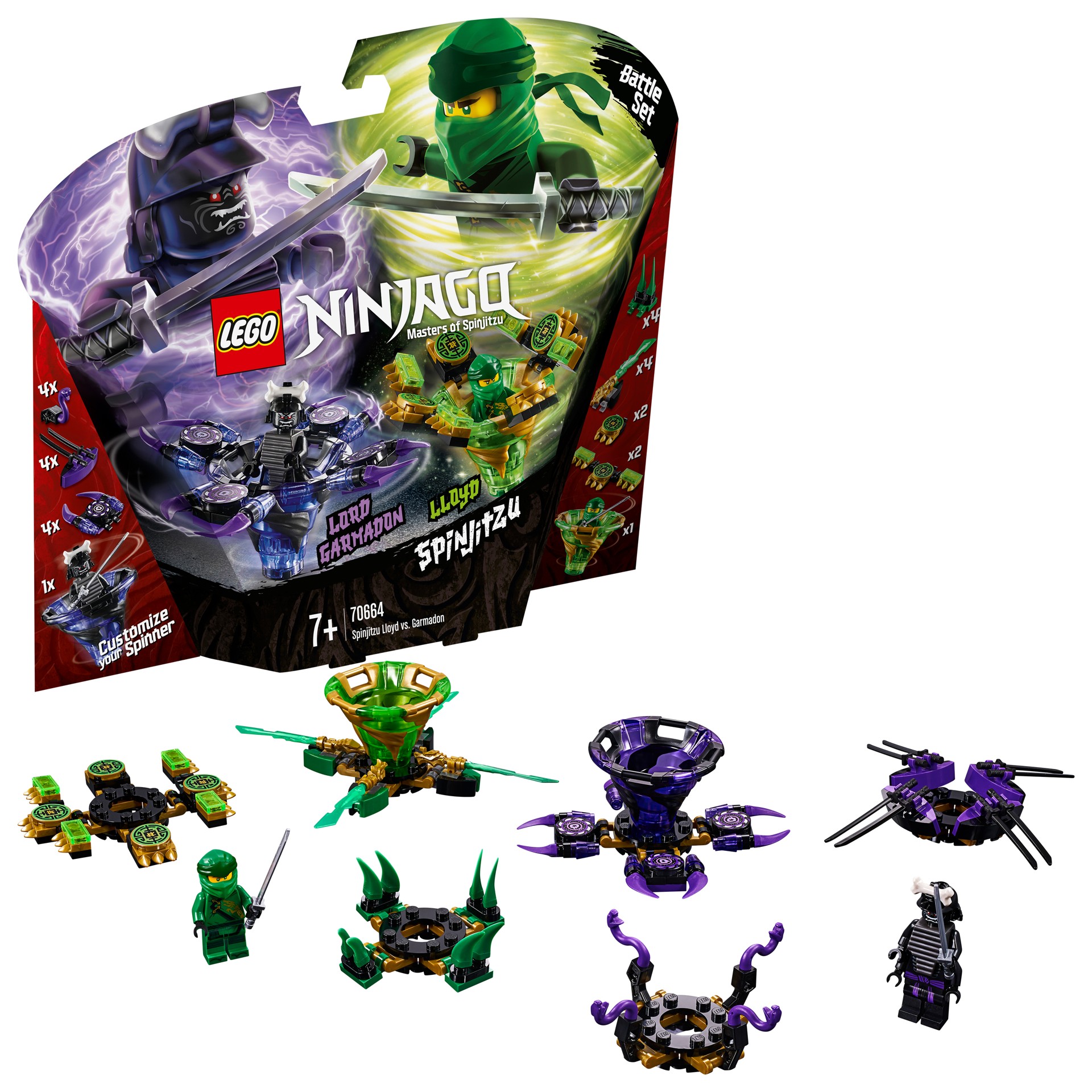 Buy LEGO Ninjago - Spinjitzu Lloyd vs. Garmadon (70664)